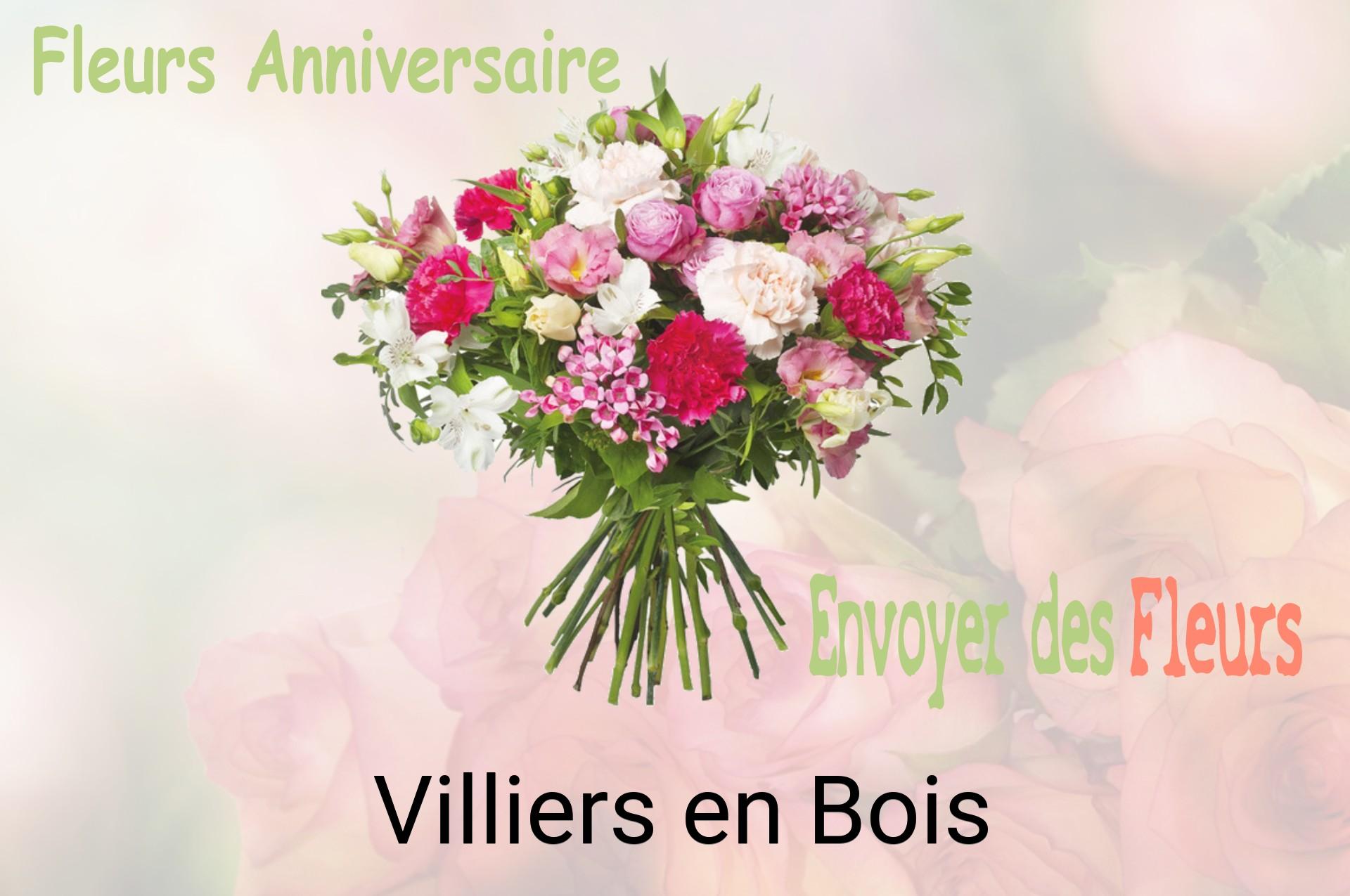 Bouquet de fleurs d’anniversaire livré à Villiers-en-Bois
